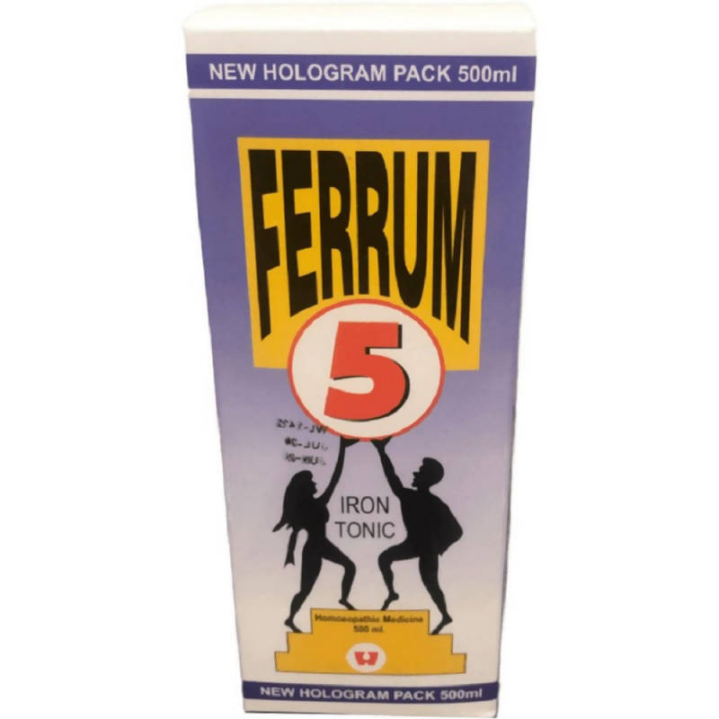 Dr. Wellmans Homeopathy Ferrum 5 Iron Tonic | Grocsy