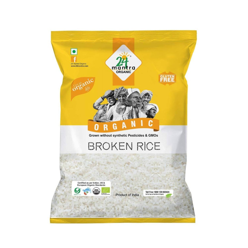 24 Mantra Organic Broken Rice | Grocsy