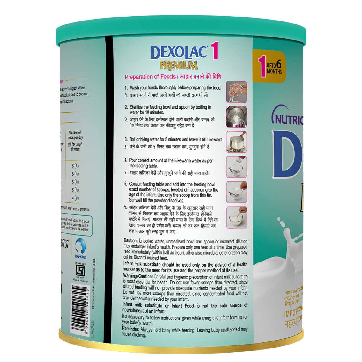 Dexolac Premium Infant Formula Powder Stage 1 (Up to 6 Months) | Grocsy