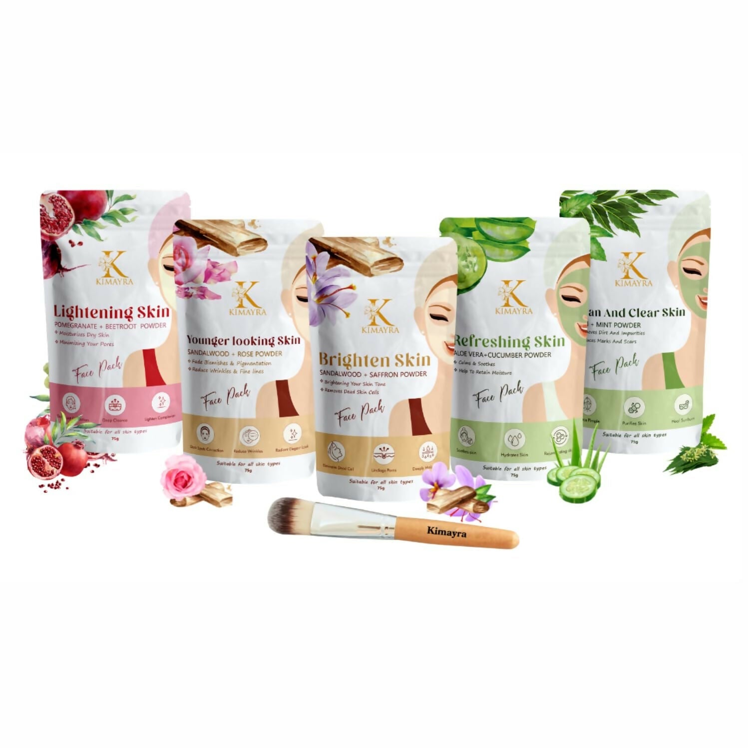 Kimayra Skin Care Combo For Natural Glow Skin | Grocsy