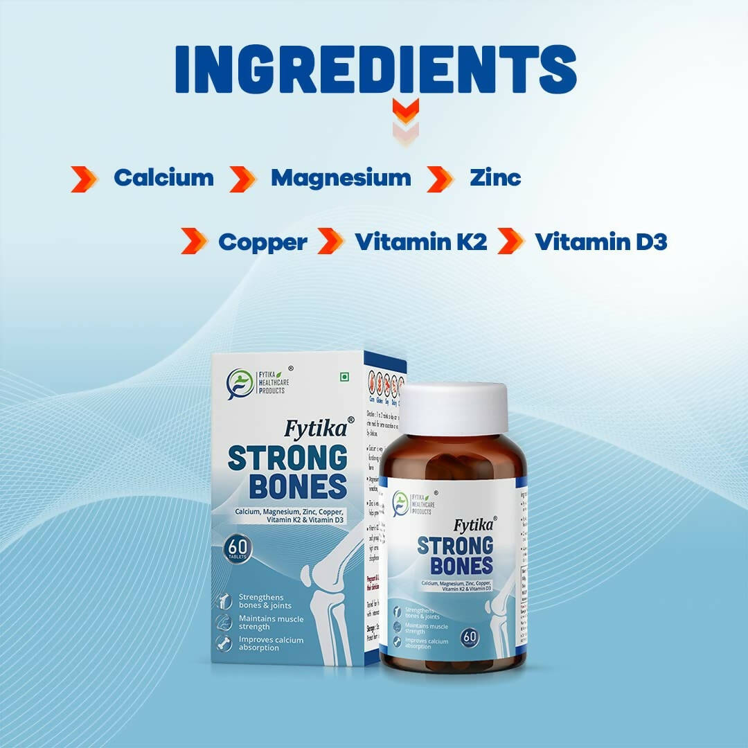 Fytika Strong Bones Tablets | Grocsy