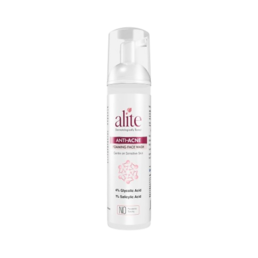 Alite Anti Acne 5-in-1 Foaming Face Wash with 4% Glycolic Acid & 1% Salicylic Acid | Grocsy