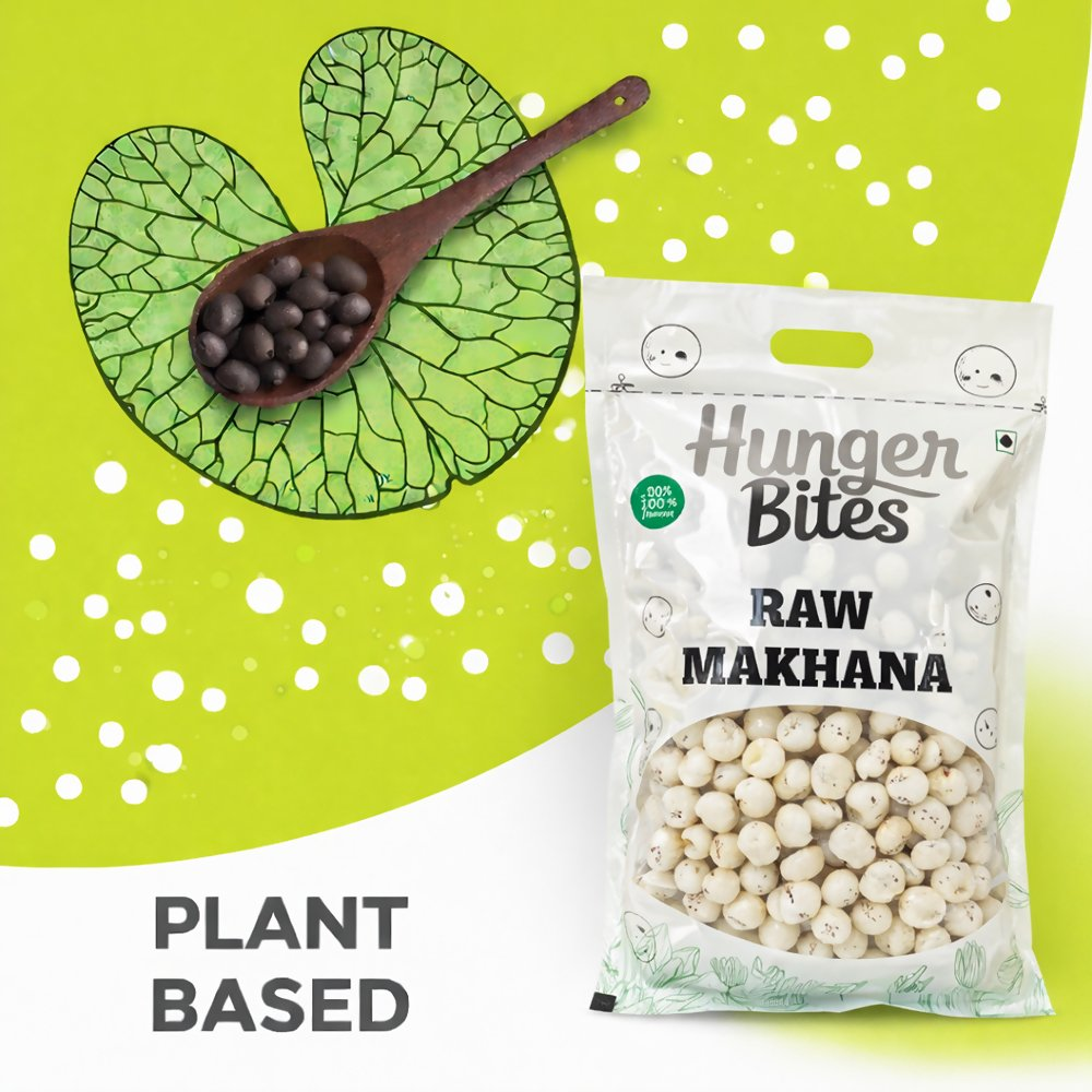 Hunger Bites Premium Raw Makhana | Grocsy