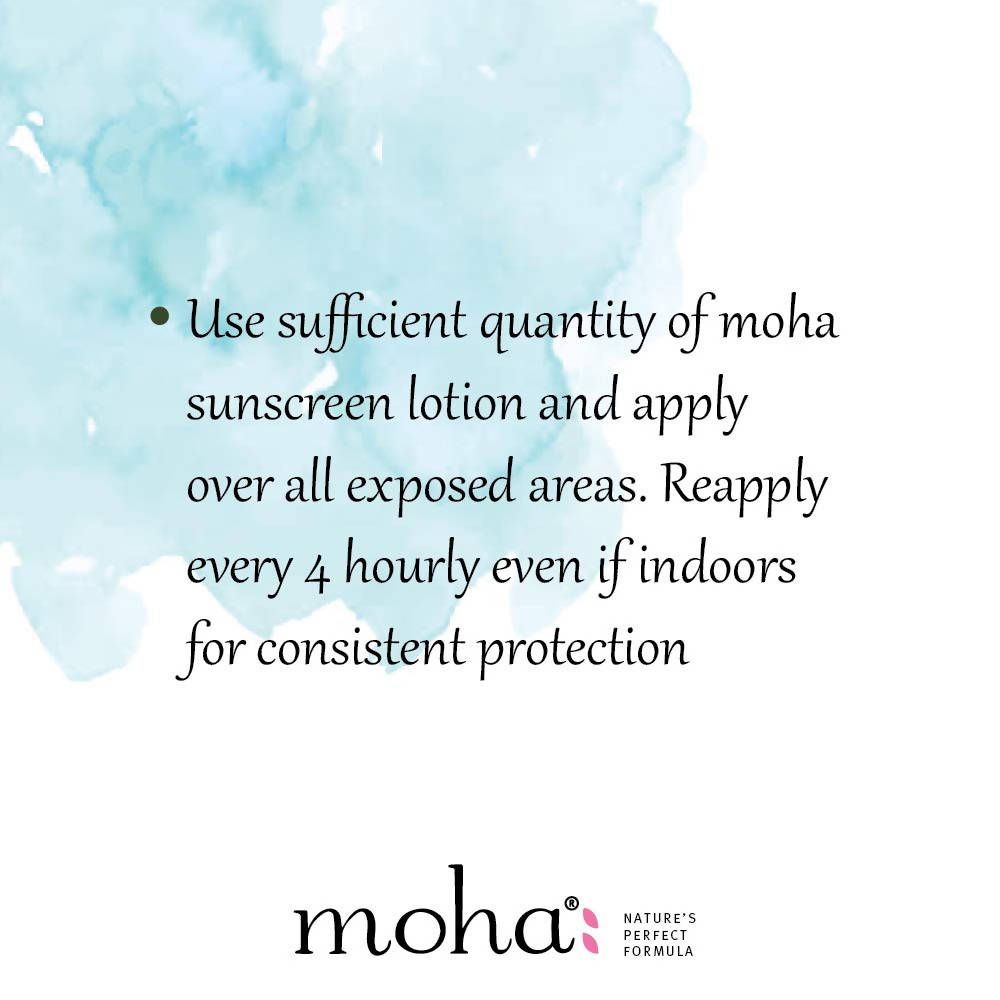 Moha Herbal Sunscreen Lotion with SPF 50 | Grocsy