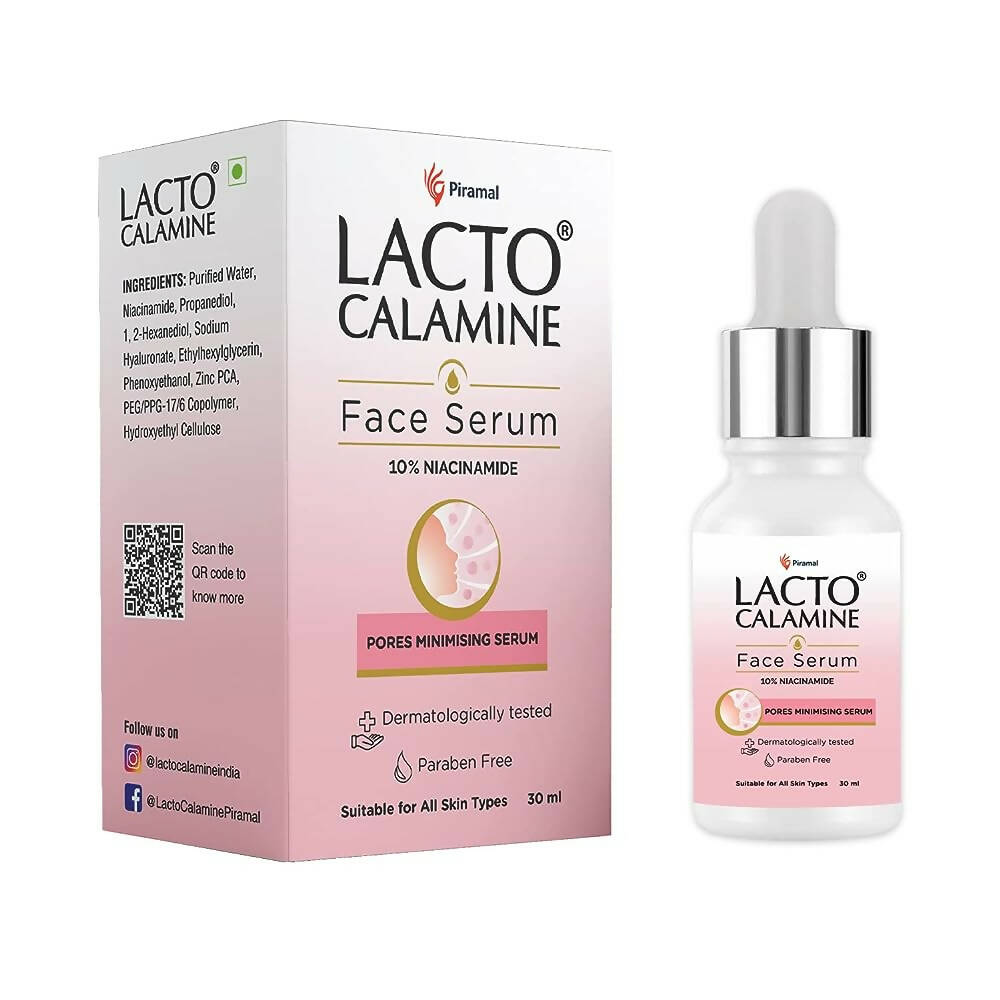 Lacto Calamine 10% Niacinamide Face Serum | Grocsy