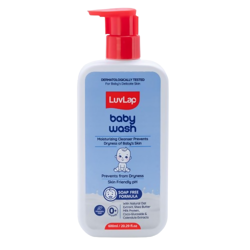 LuvLap Baby Wash with Milk Protein, Oatmeal, Shea Butter and Vitamin E | Grocsy