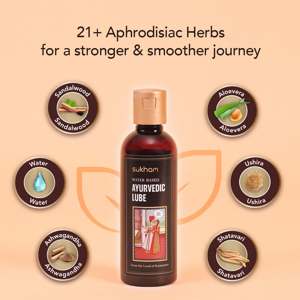Sukham Water-Based Ayurvedic Lube | Grocsy