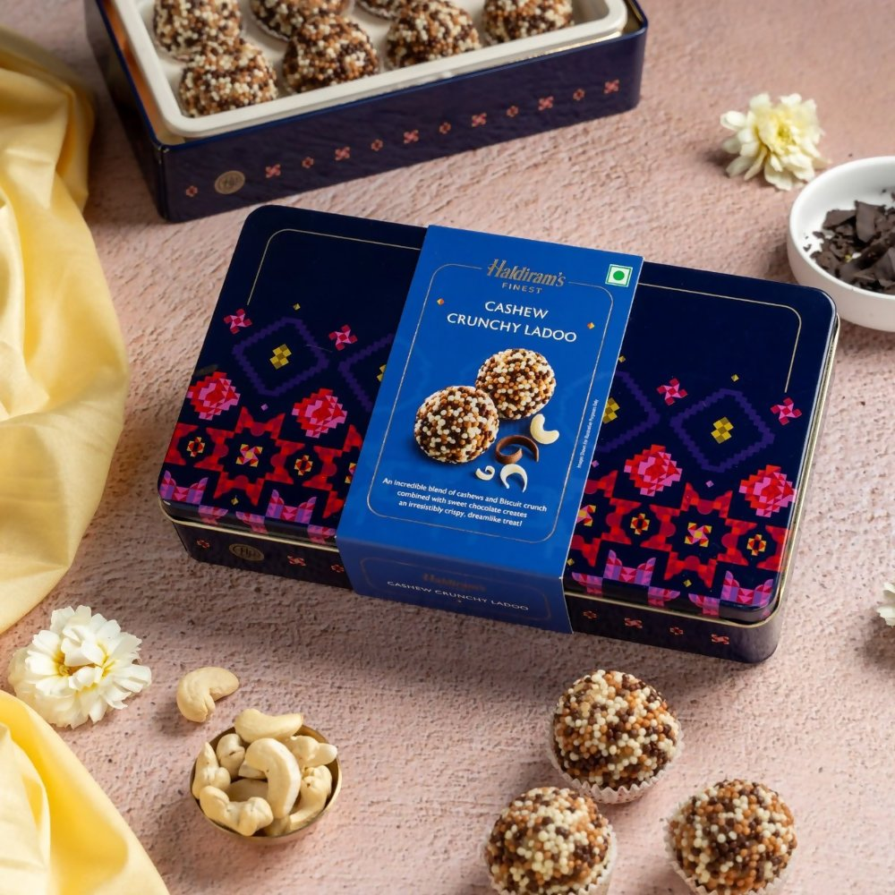 Haldiram's Cashew Crunchy Chocolate Ladoo | Grocsy