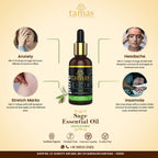 Tamas Pue Ayurveda 100% Organic Sage Essential Oil- - USDA Certified Organic | Grocsy