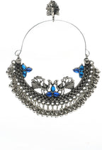 Mominos Fashion Johar Kamal Peacock Design Chandbali Earrings For Women