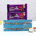 Shree Rakhi Set and Fruit N Nut Chocolates | Grocsy