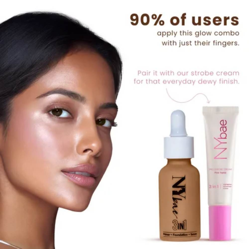 NY Bae 3 IN 1 Serum Foundation - Warm Honey 14 | Grocsy