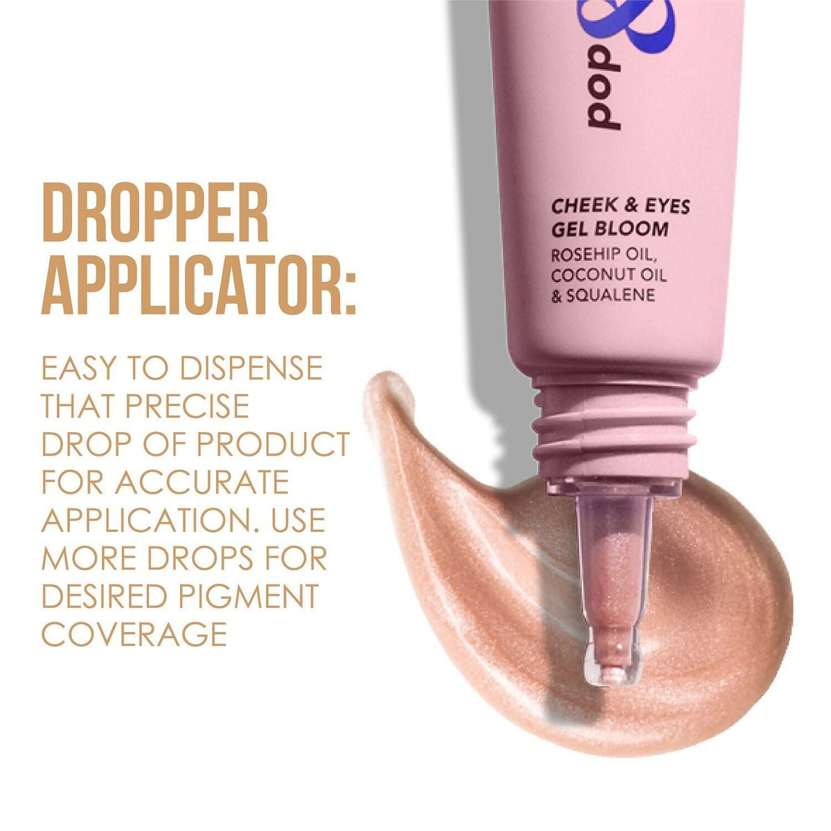 Blue Heaven Pop & Glow Cheek & Eye Gel Bloom Highlighter - Golden Hour | Grocsy