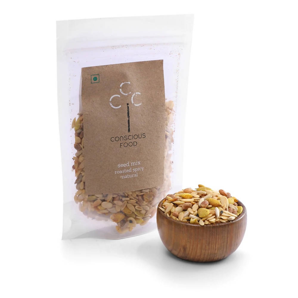 Conscious Food Natural Seed Mix Roasted Spicy | Grocsy