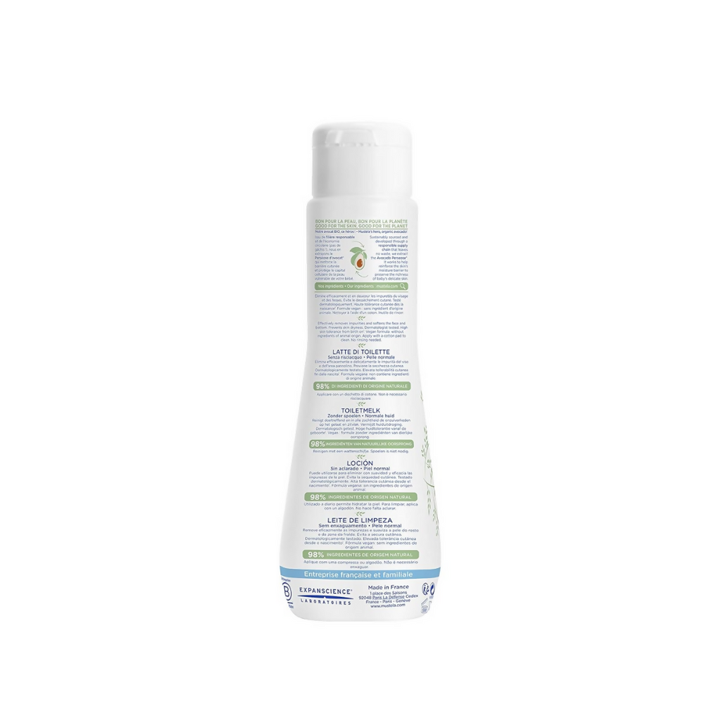 Mustela No Rinse Cleansing Milk With Natural Avocado | Grocsy