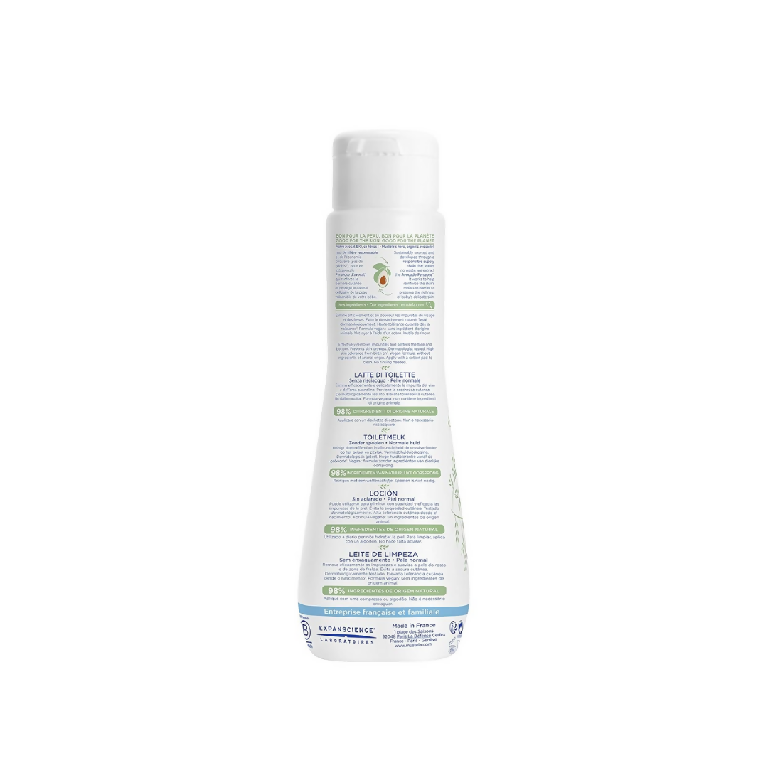 Mustela No Rinse Cleansing Milk With Natural Avocado | Grocsy