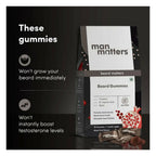 Man Matters Beard Growth Gummies, Promotes Beard Density | Grocsy
