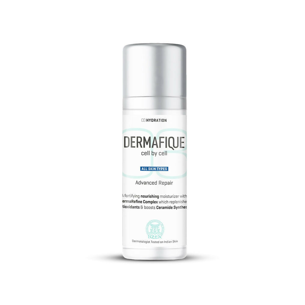 Dermafique Advanced Repair Night Cream With Niacinamide, Repairs Skin Damage | Grocsy