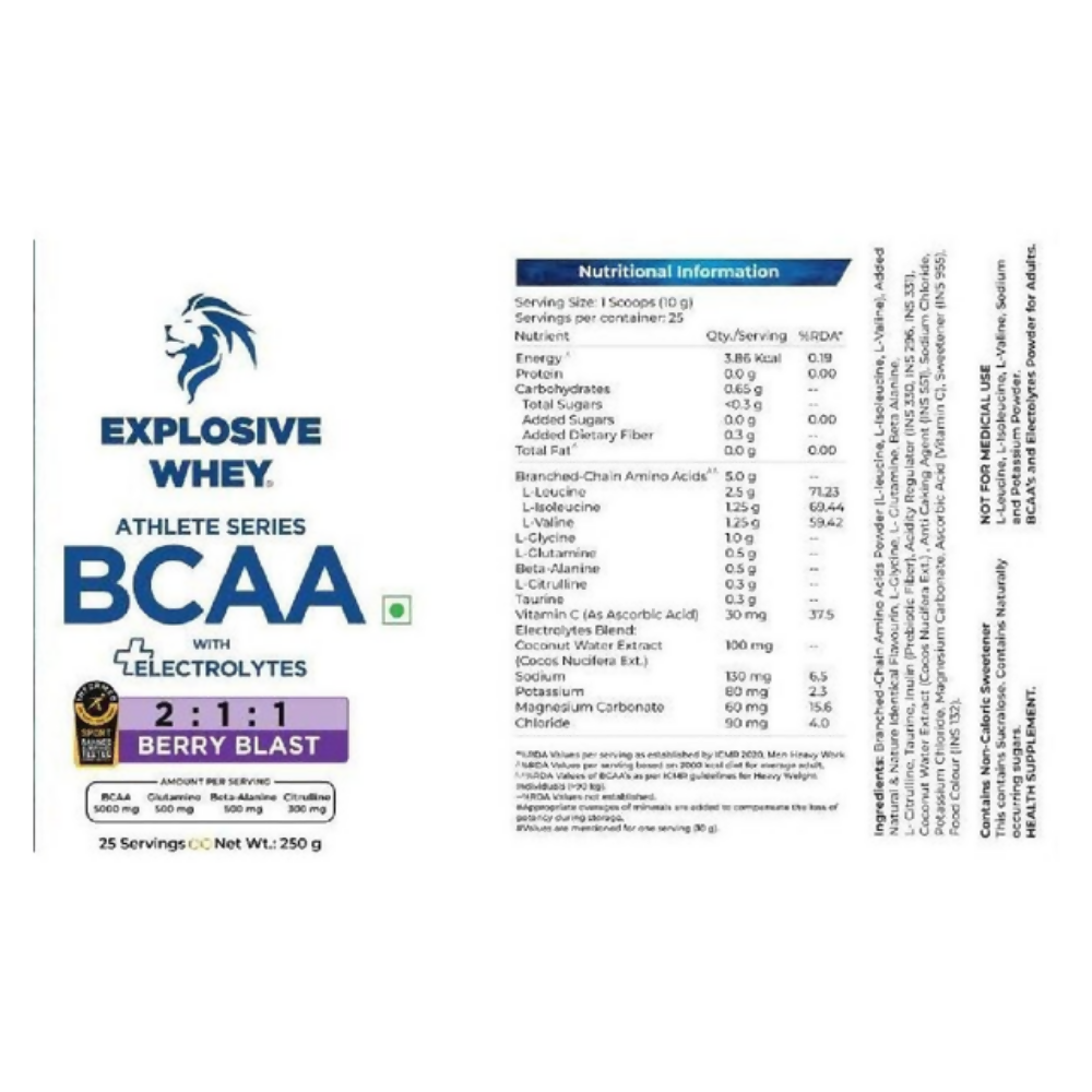 Explosive Whey Athlete Series BCAA | Grocsy
