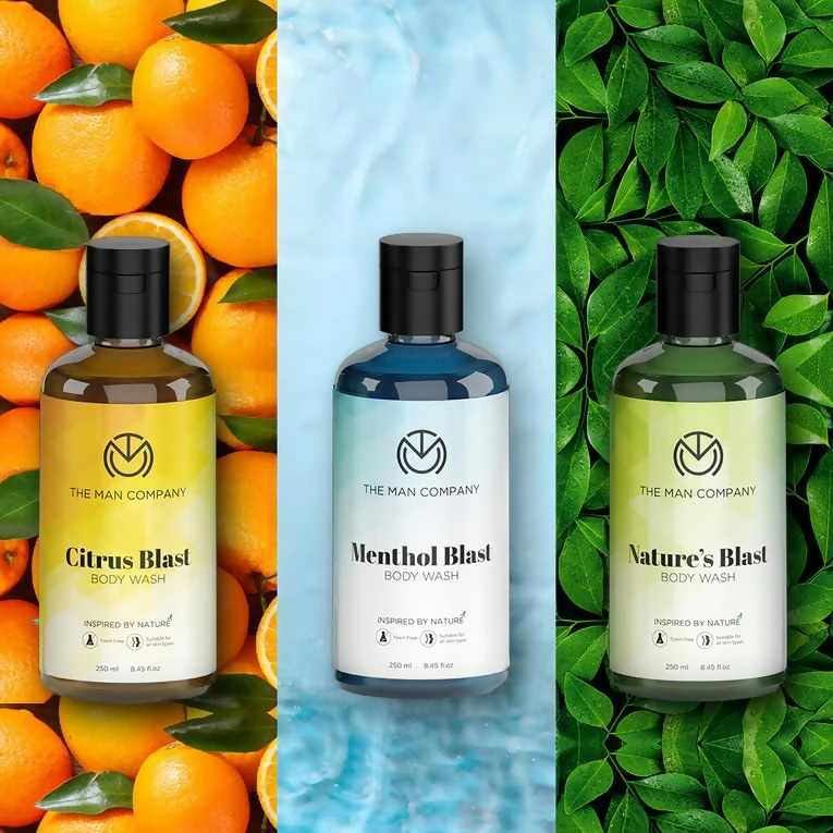 The Man Company Citrus Blast Perfumed Body Wash For Men | Grocsy