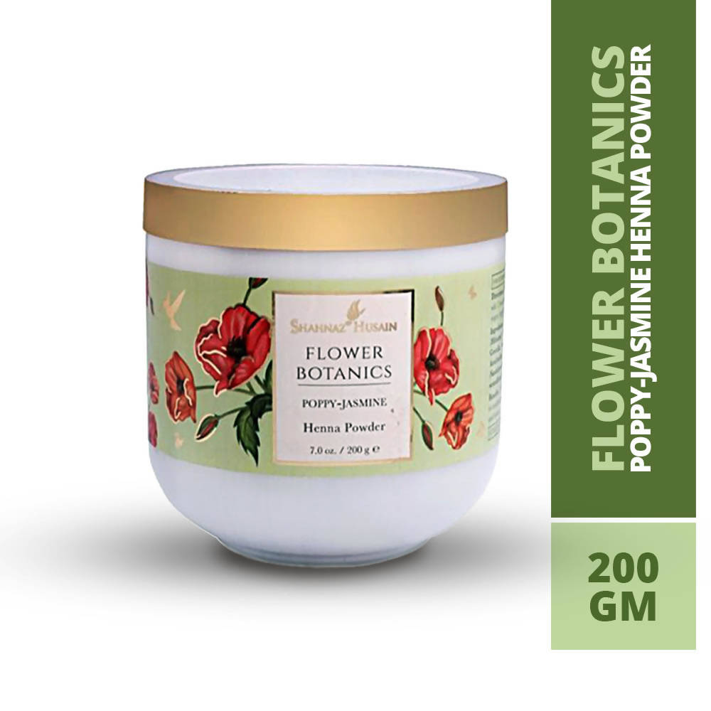 Shahnaz Husain Flower Botanics – Poppy-Jasmine Henna Powder | Grocsy