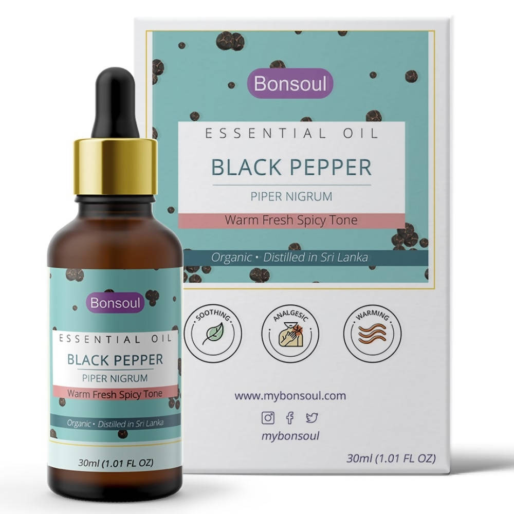 Bonsoul Black Pepper Essential Oil | Grocsy