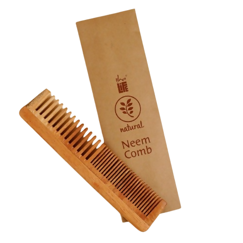 Isha Life Handmade Neem Wood Comb | Grocsy