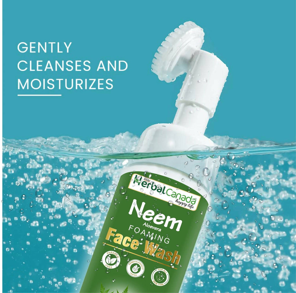 Herbal Canada Neem Foaming Face Wash | Grocsy