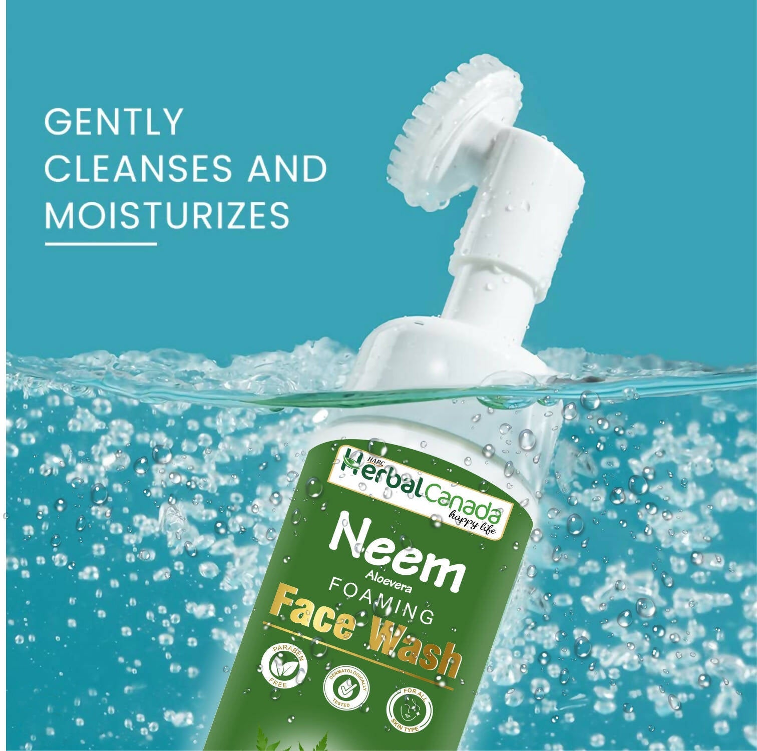 Herbal Canada Neem Foaming Face Wash | Grocsy