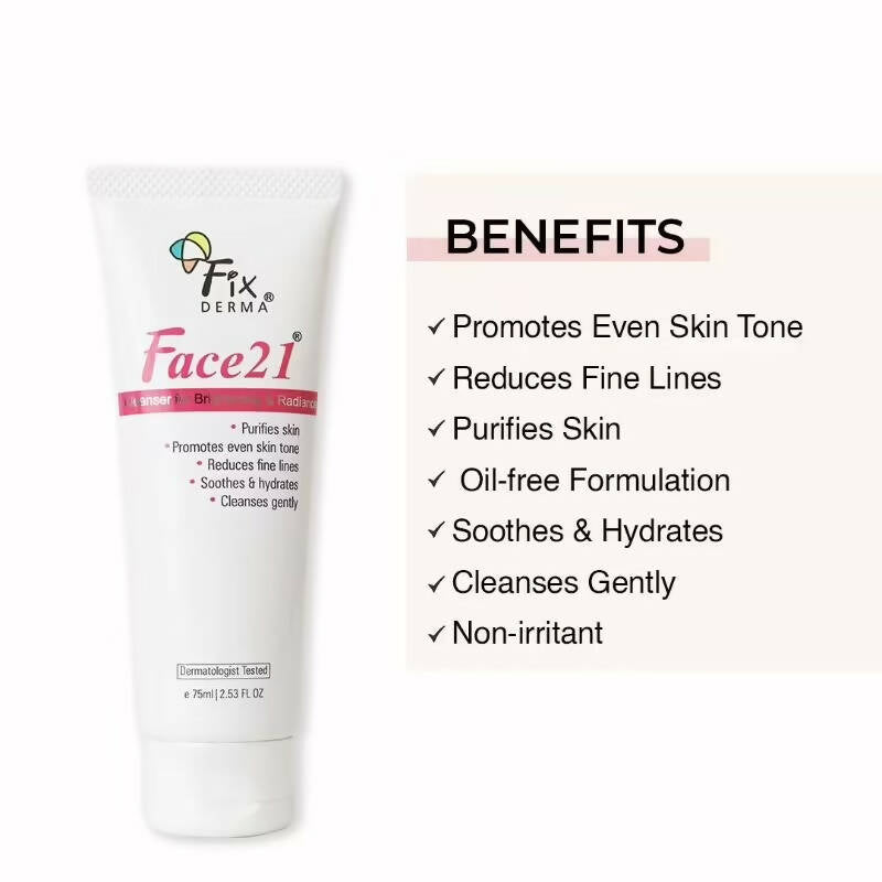 Fixderma Face 21 Cleanser | Grocsy
