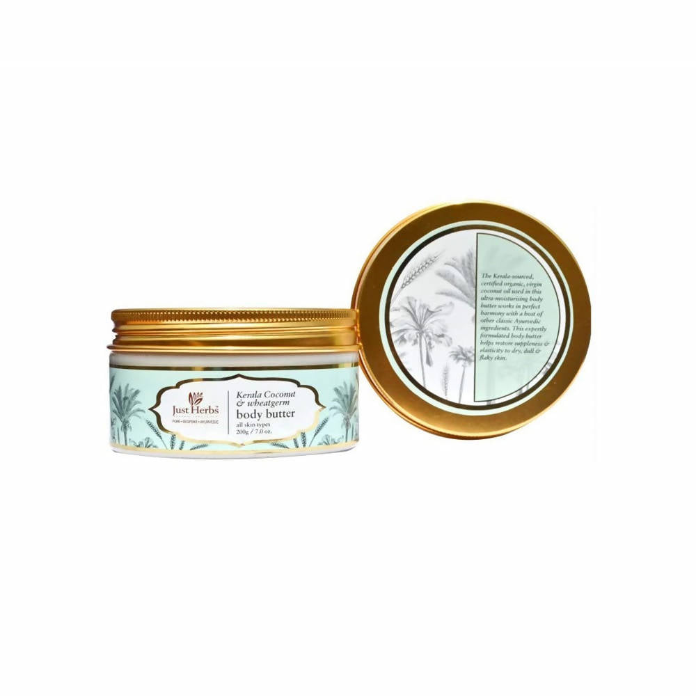 Just Herbs Kerala Coconut & Wheatgerm Body Butter | Grocsy