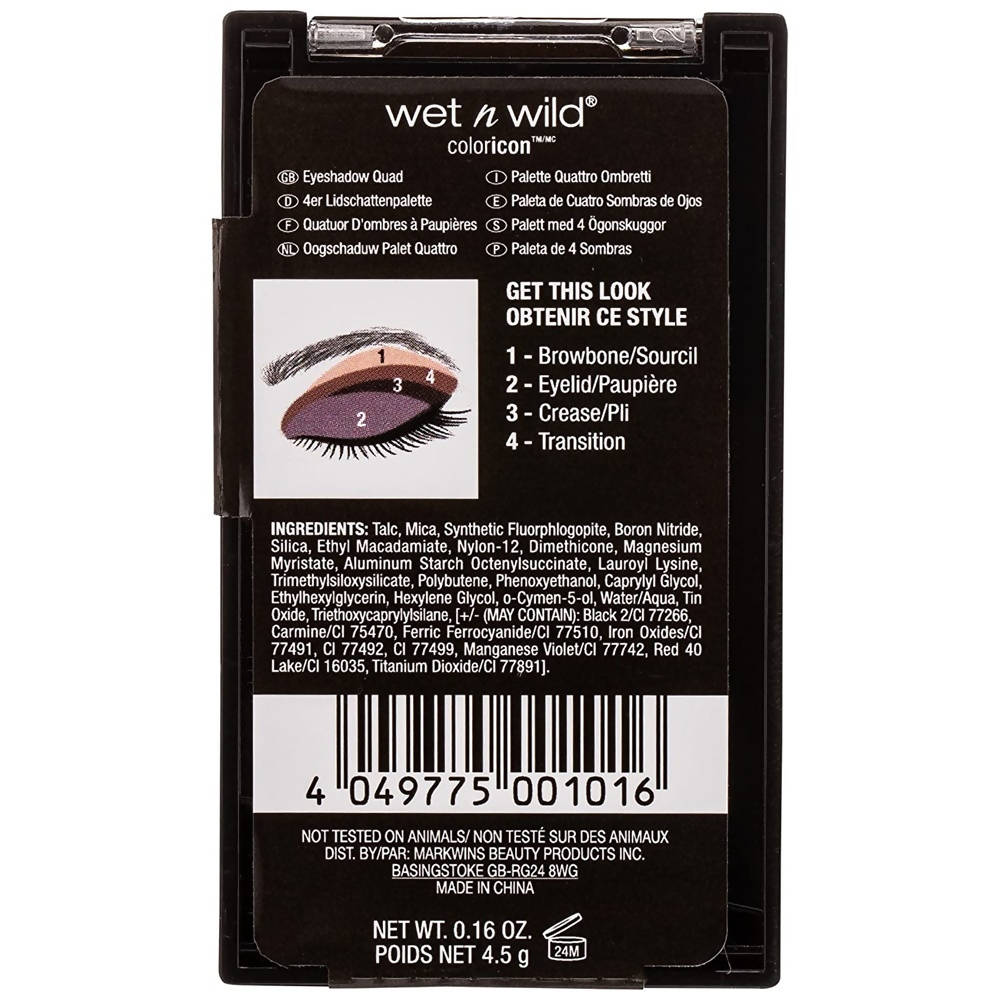 Wet n Wild Color Icon Eyeshadow Quad - Silent Treatment | Grocsy