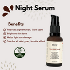 Devriz Professional Skin Night Serum For Dark Spots Uneven Skin Tone | Grocsy