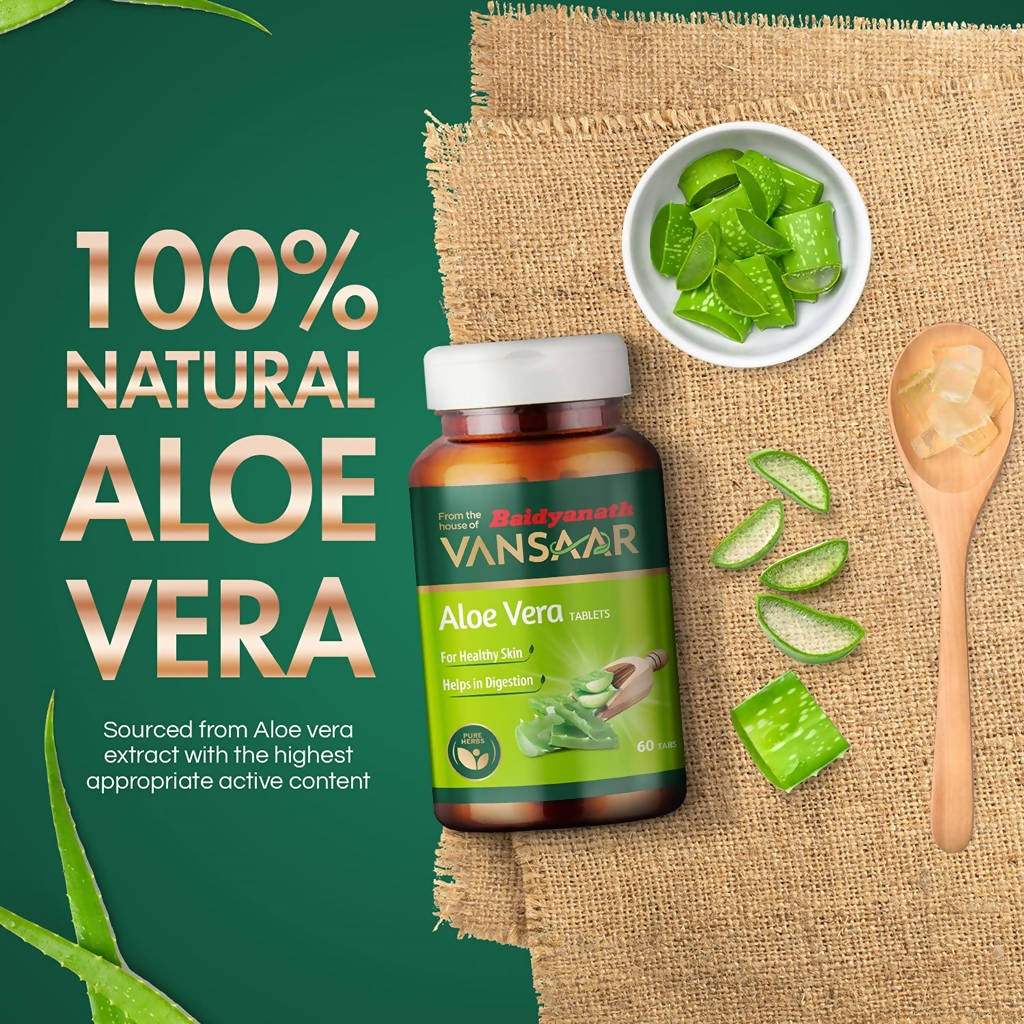 Baidyanath Vansaar Aloe Vera Tablets | Grocsy