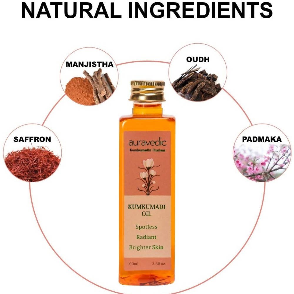Auravedic Kumkumadi Oil | Grocsy