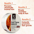 NutriGlow Advanced Organics Hair Crème Mask | Grocsy