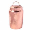 Isha Life Hammered Copper Container with Lid | Grocsy