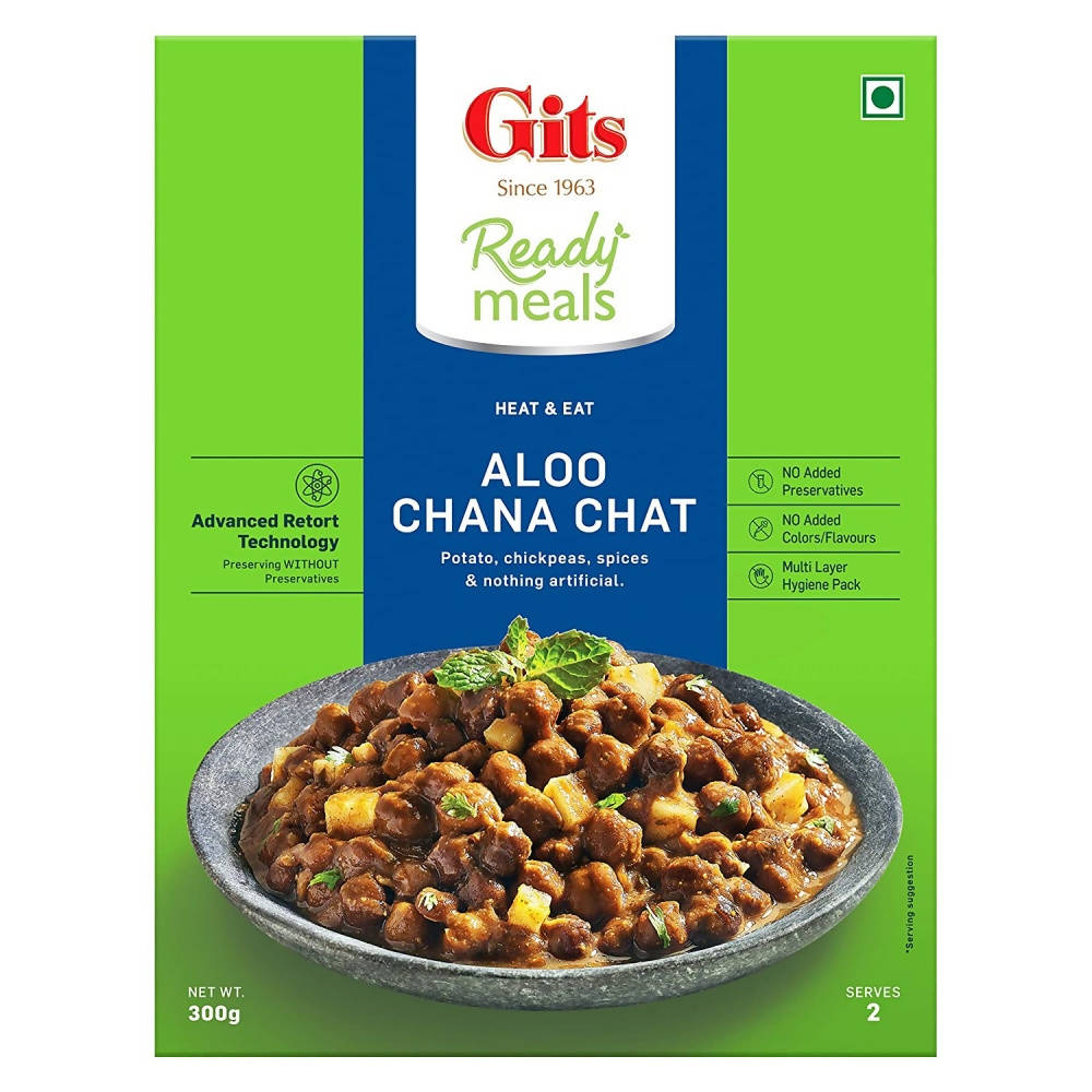 Gits Ready Meals Heat & Eat Aloo Chana Chat | Grocsy