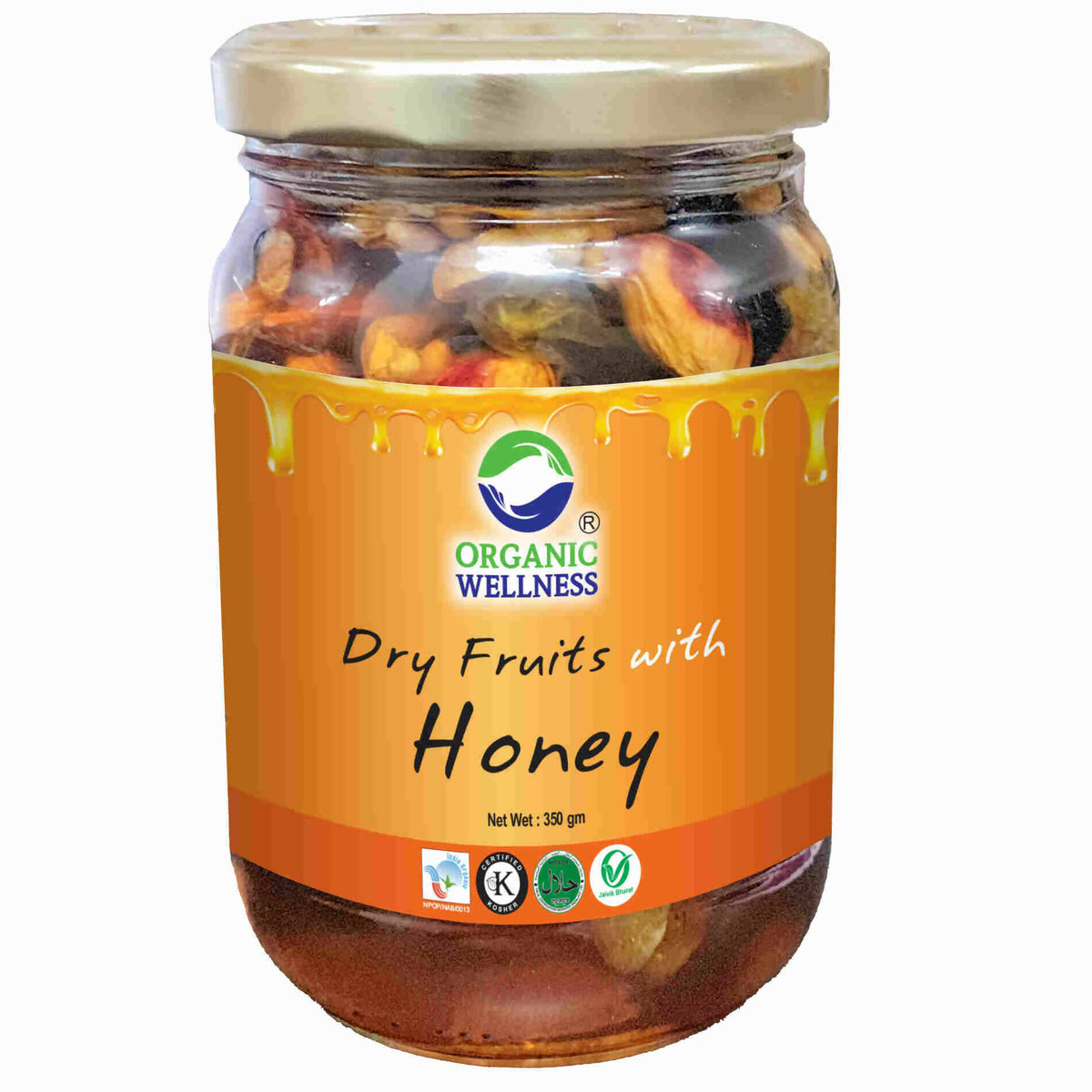 Organic Wellness Dry Fruits with Honey | Grocsy