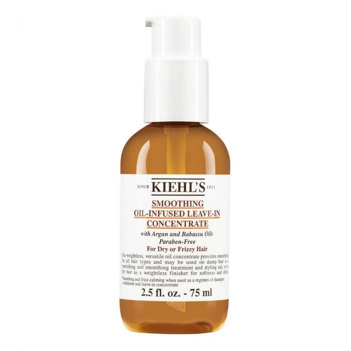 Kiehl's Smoothing Oil-Infused Leave-in Concentrate With Argon & Babassu Oil | Grocsy