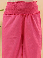Janasya Light Dobby Cotton Yoke Embroidery A-Line Kurta Set | Grocsy
