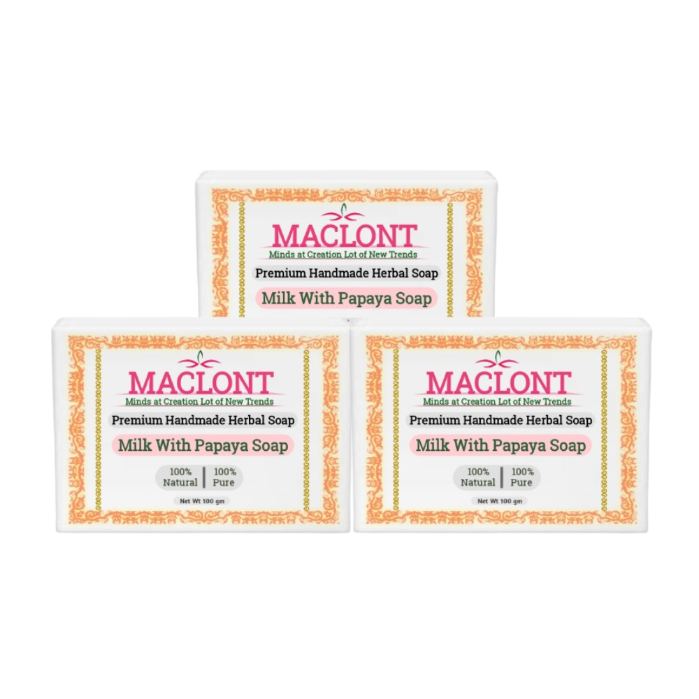 Maclont Milk With Papaya Soap | Grocsy
