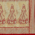 Vamika Red Banarasi Jacquard Weaving Saree | Grocsy