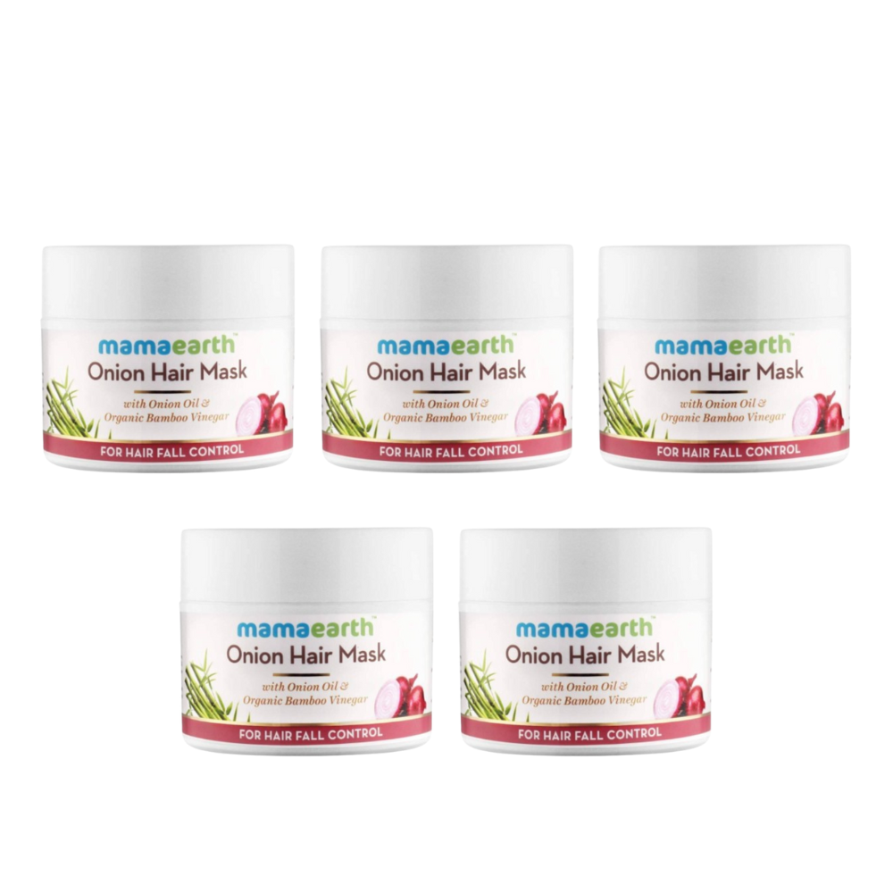Mamaearth Onion Hair Mask For Hairfall Control | Grocsy