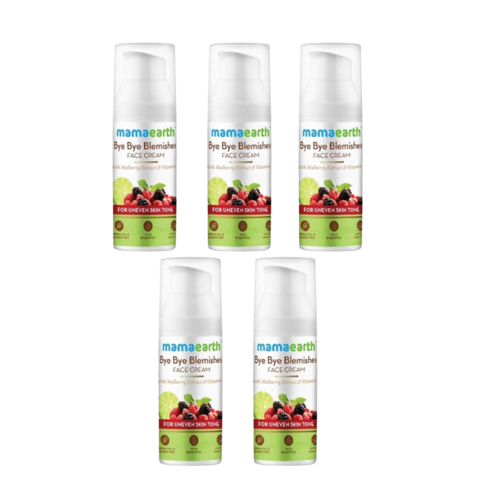Mamaearth Bye Bye Blemishes Face Cream For Uneven Skin Tone | Grocsy