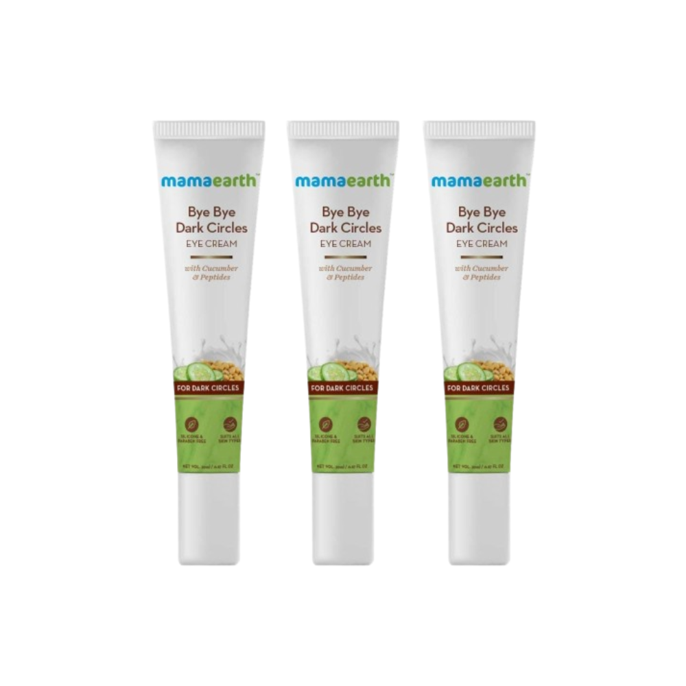Mamaearth Bye Bye Dark Circles Eye Cream | Grocsy