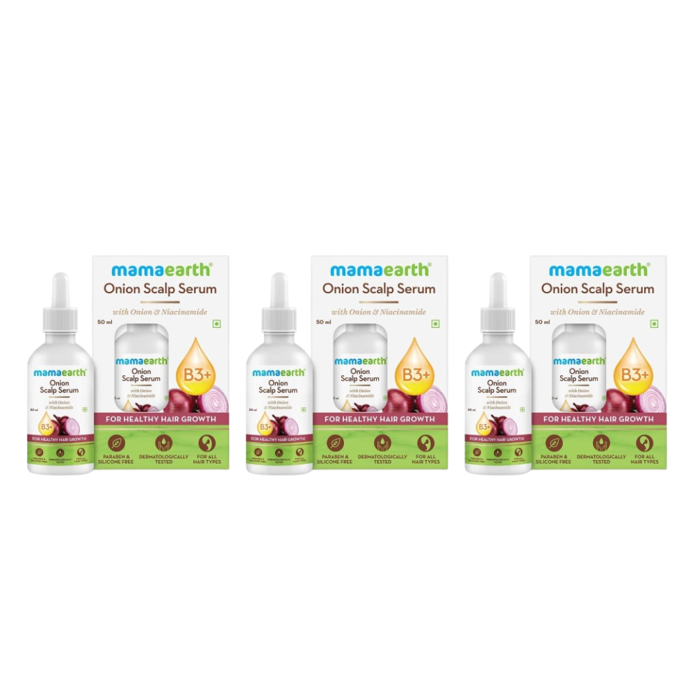 Mamaearth Onion Scalp Serum For Healthy Hair Growth | Grocsy