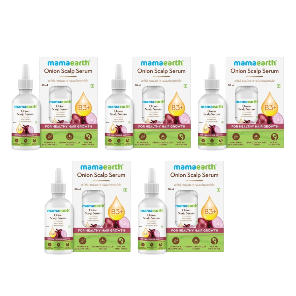Mamaearth Onion Scalp Serum For Healthy Hair Growth | Grocsy