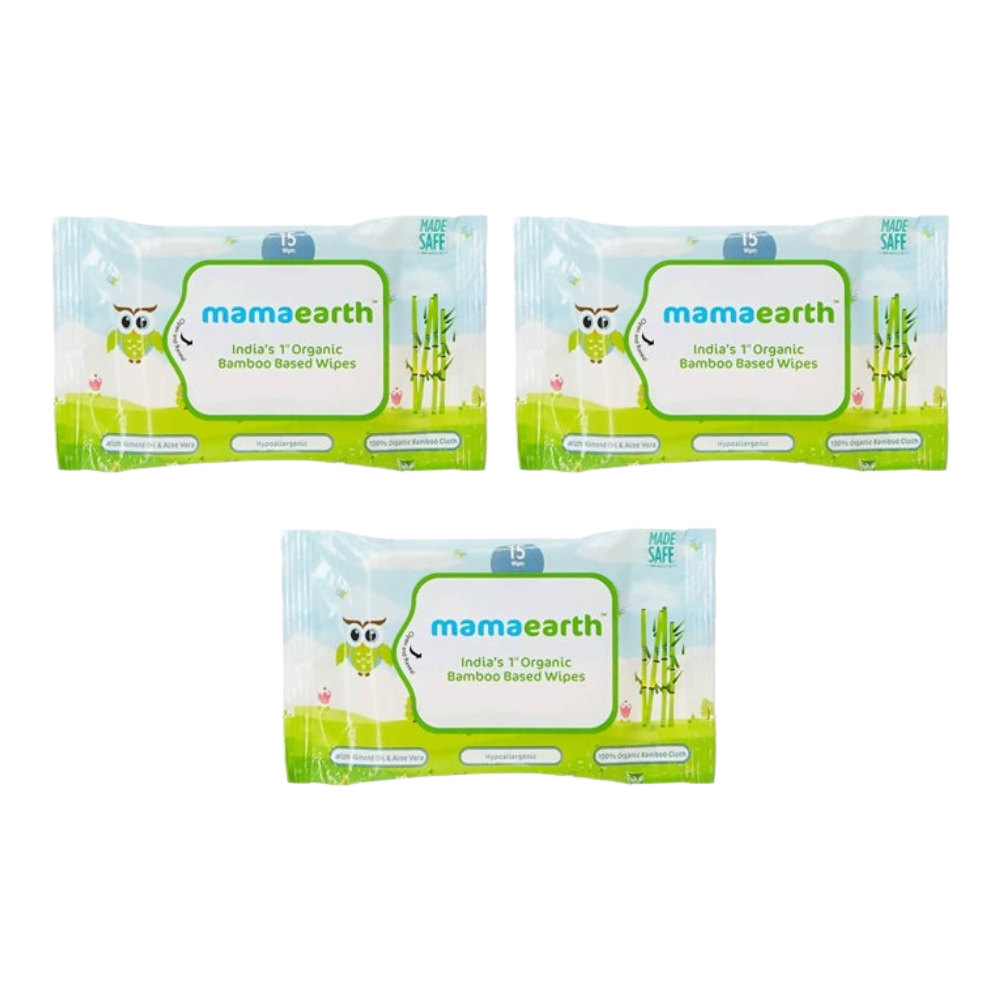 Mamaearth India's 1st Organic Bamboo Based Wipes | Grocsy
