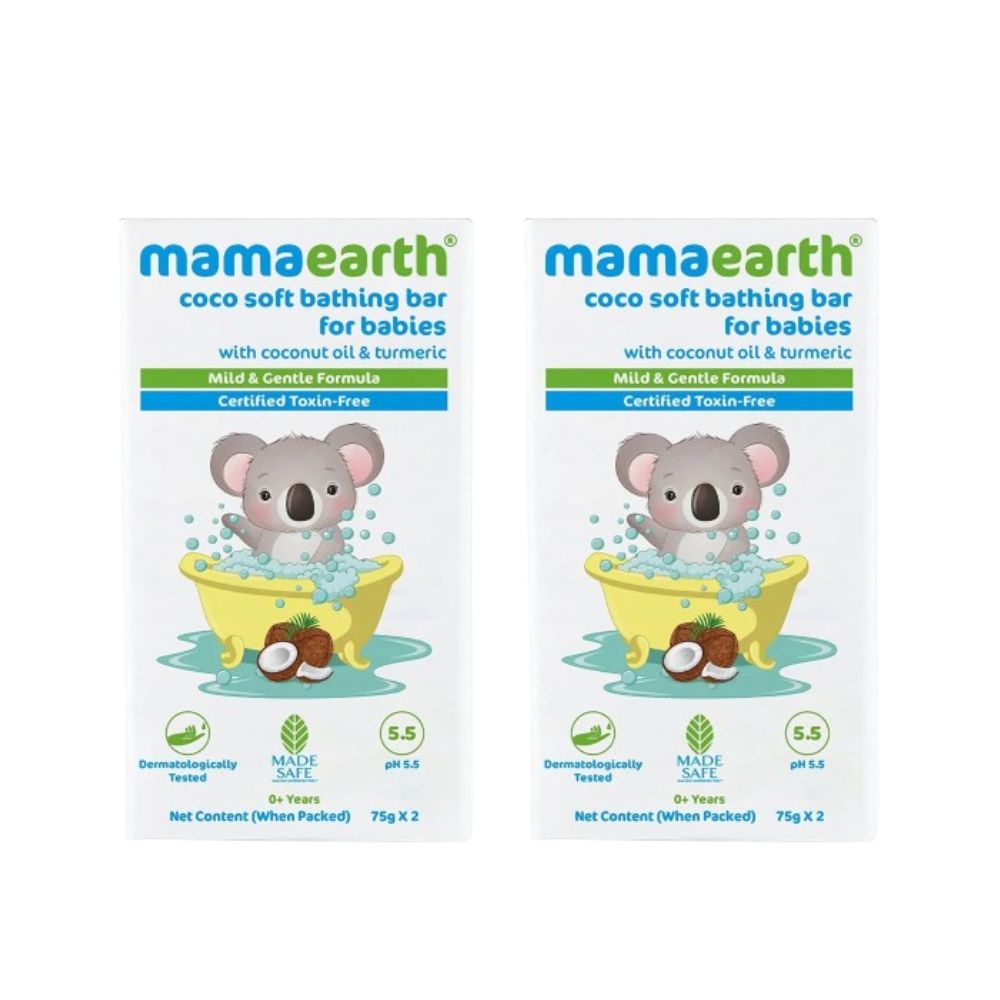 Mamaearth Coco Soft Bathing Bar for Babies | Grocsy